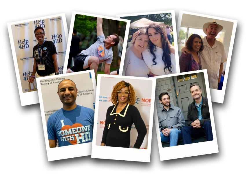 Learn about inspirational individuals who shared their stories about Huntington’s disease (HD) chorea.