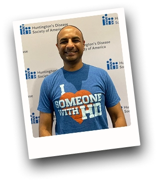 Hiren at a Huntington's Disease (HD) Society of America event. 