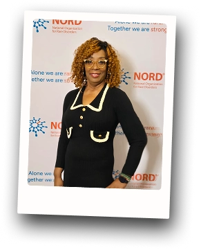 Tanita at a National Organization for Rare Disorders (NORD) event.